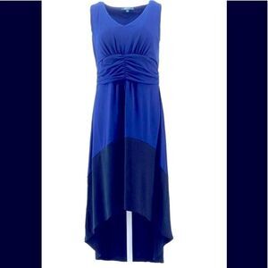 Kelly Clinton Ho low color Block fashion DressMP